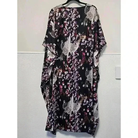 Women's Joan Boyce Dress XS/S Black Purple - Picture 6 of 6